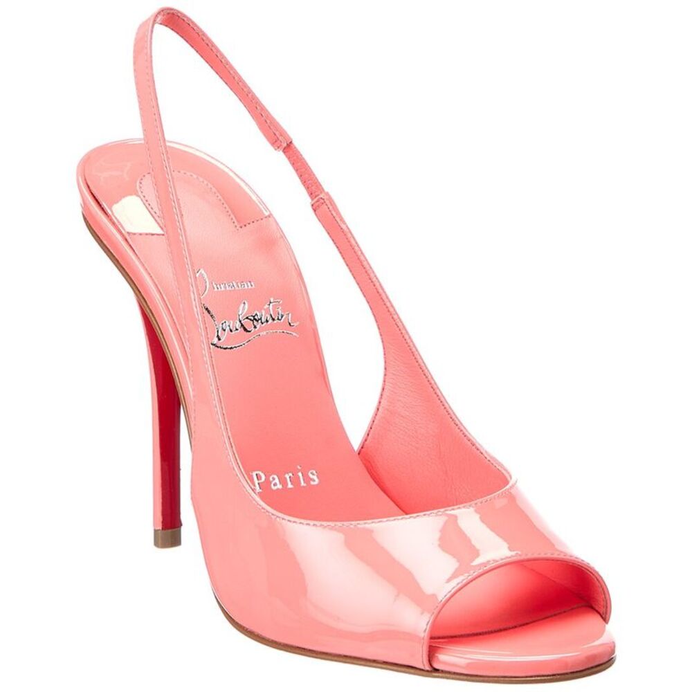 Christian Louboutin Sofia Z 100 Patent Slingback Sandal, Pink